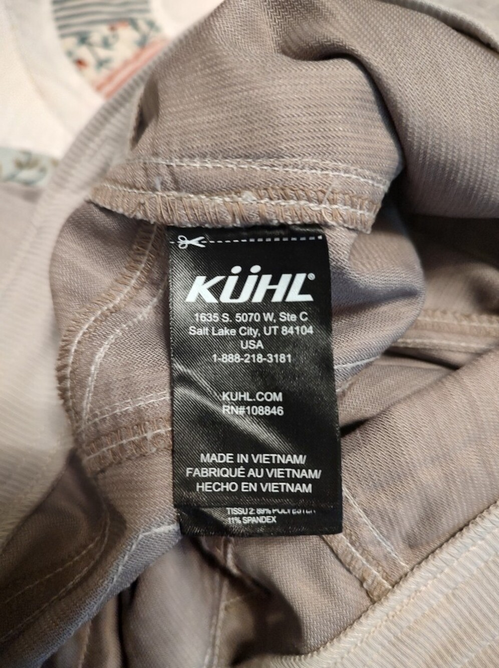Kuhl Cabo Pant Cotton Linen Birch Grey Gorpcore Size 8 SHORT - Picture 15 of 16